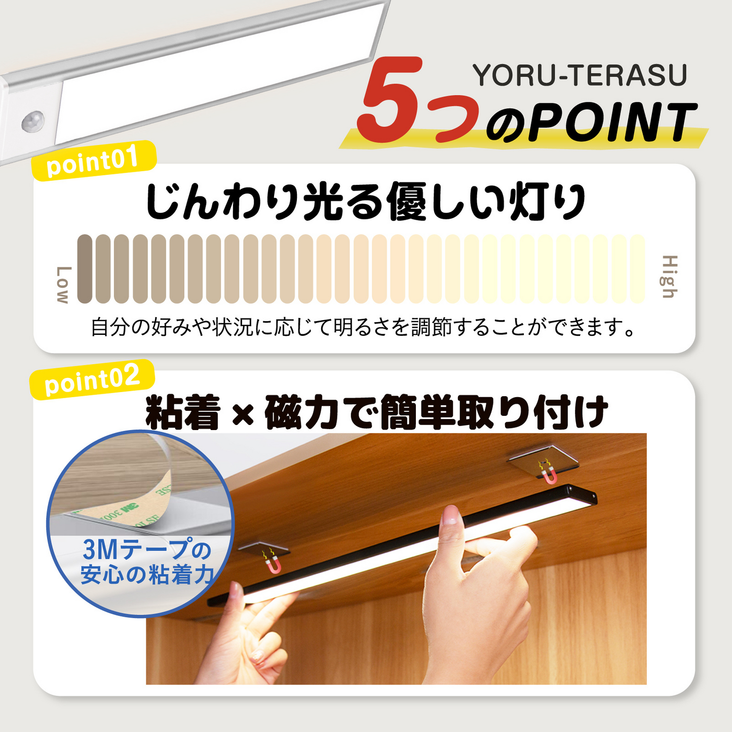 センサーライト ヨルテラス